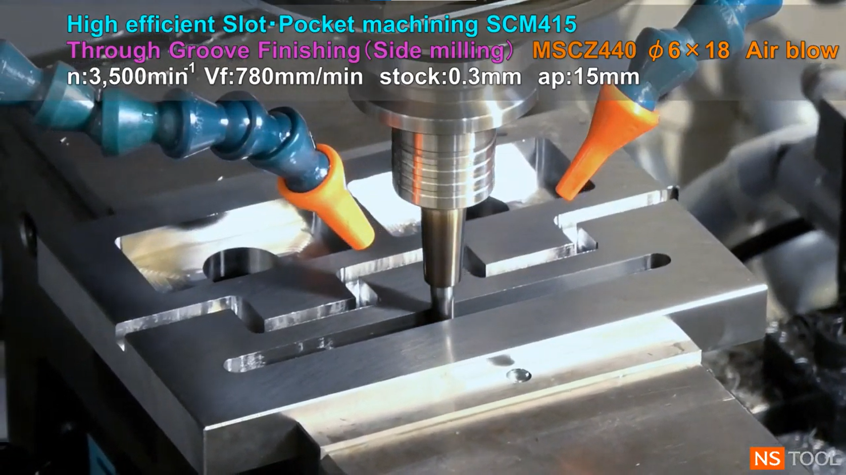 High efficient Slot Pocket Machining